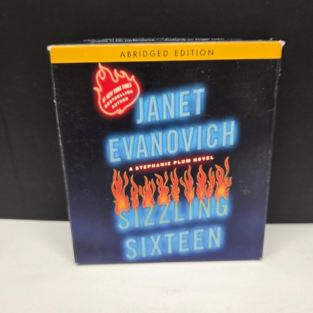 Janet Evanovich Sizzling Sixteen Audiobook CD Stephanie Plum 16 Abridged 3-Disc